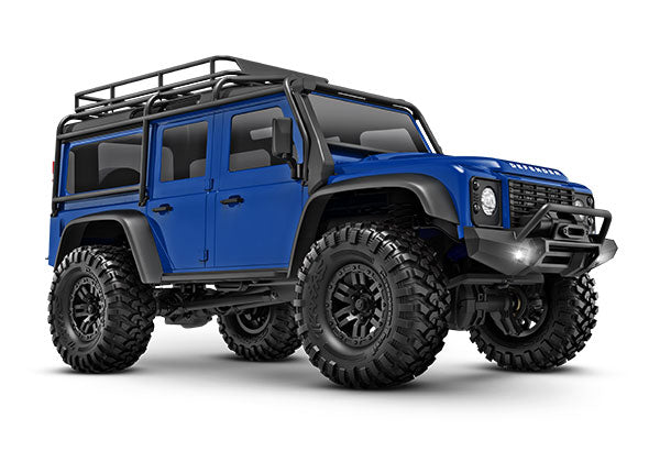 Traxxas 97054-1 TRX-4M Scale and Trail Crawler with Land Rover Defender Body: 1/18-Scale 4WD Electric Truck with TQ 2.4GHz Radio System  - Blue