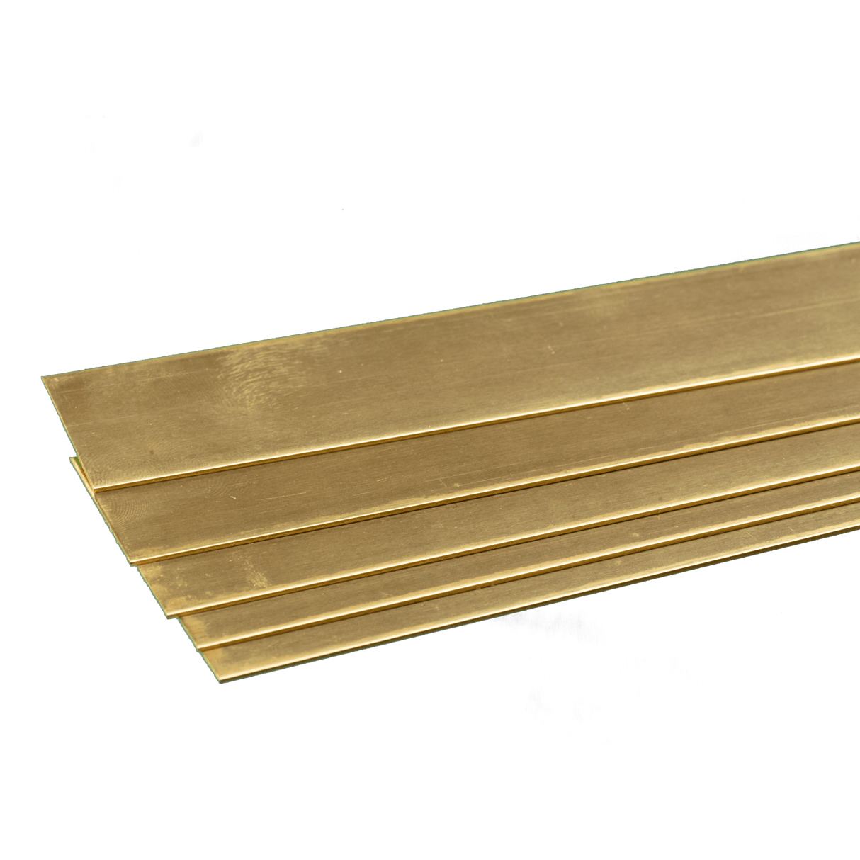 .032" Thick Brass Strip - Measures 36" Long -- 1" Wide