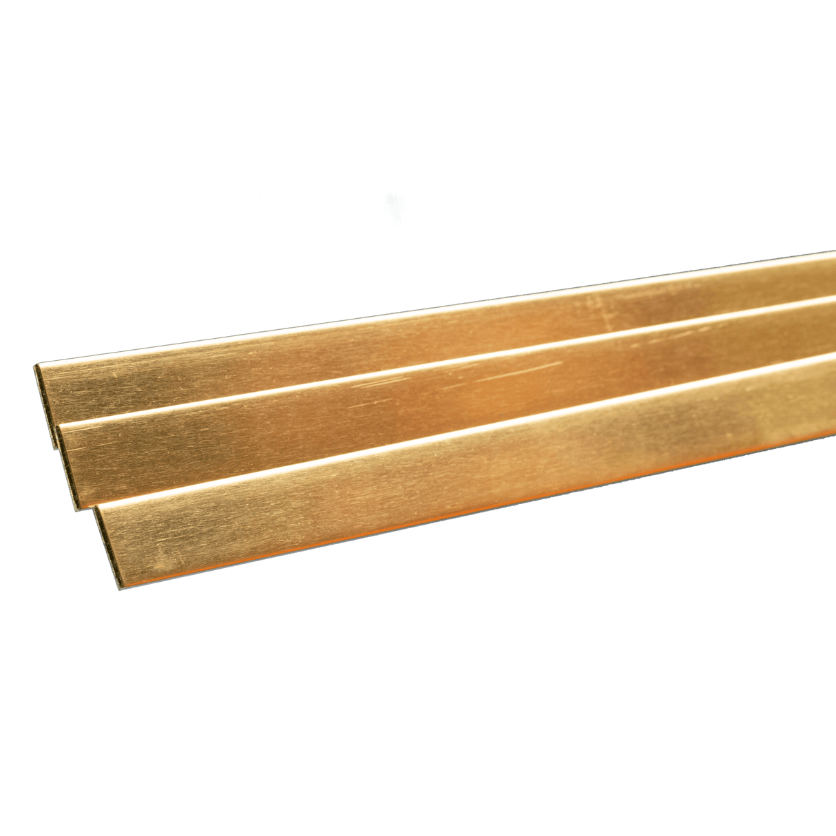.064" Thick Brass Strip - Measures 36" Long -- 1/2" Wide