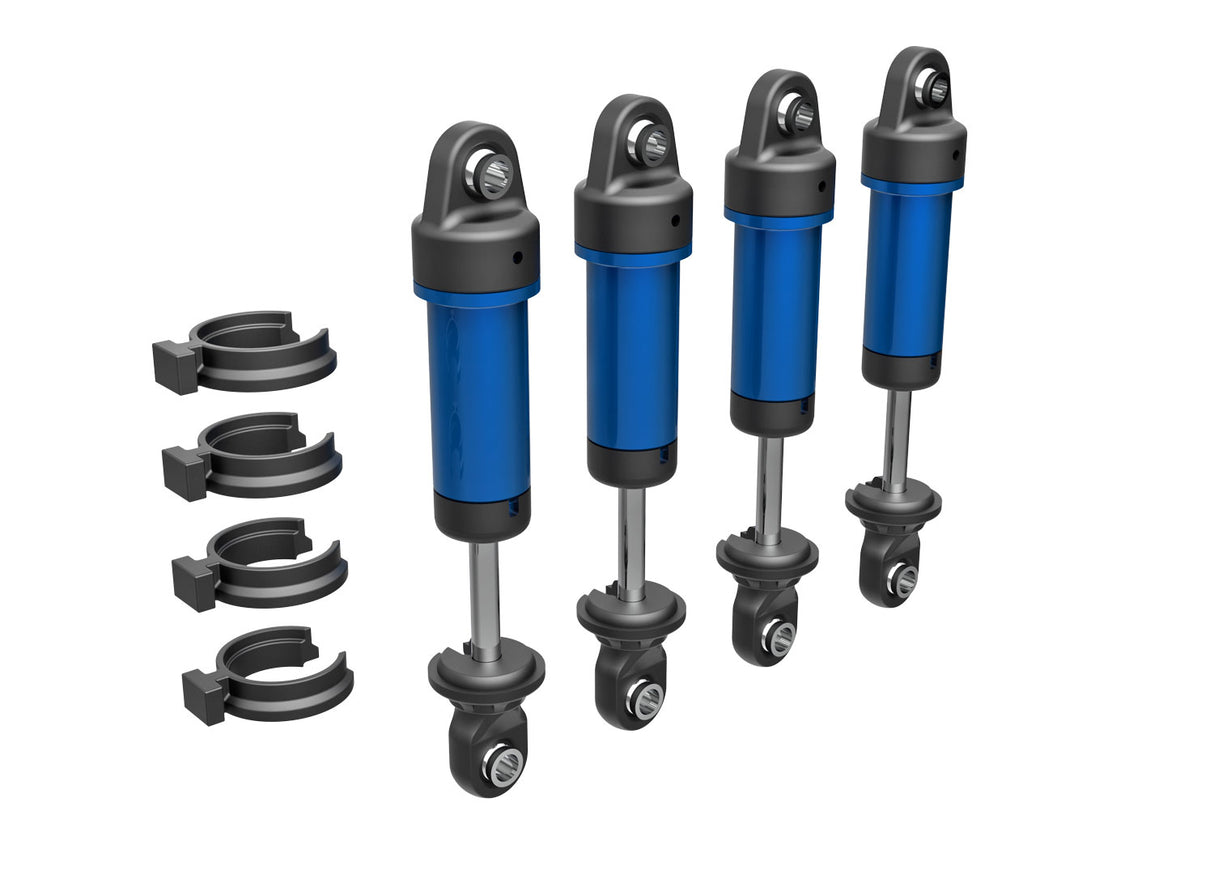 Traxxas 9764-BLUE Shocks, GTM, 6061-T6 aluminum (blue-anodized) (fully assembled w/o Springs) (4) - TRA9764-BLUE