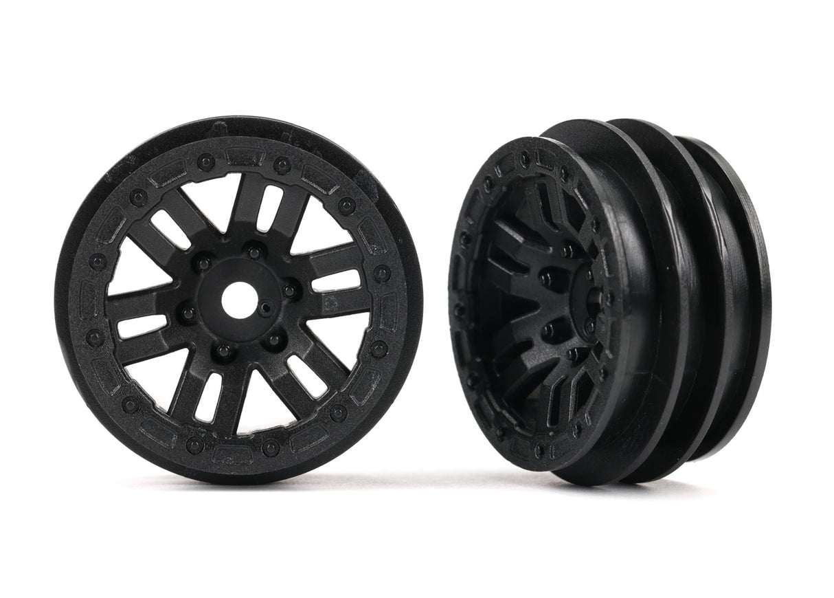 Traxxas 9768 Wheels, 1.0' (black) (2) - TRA9768