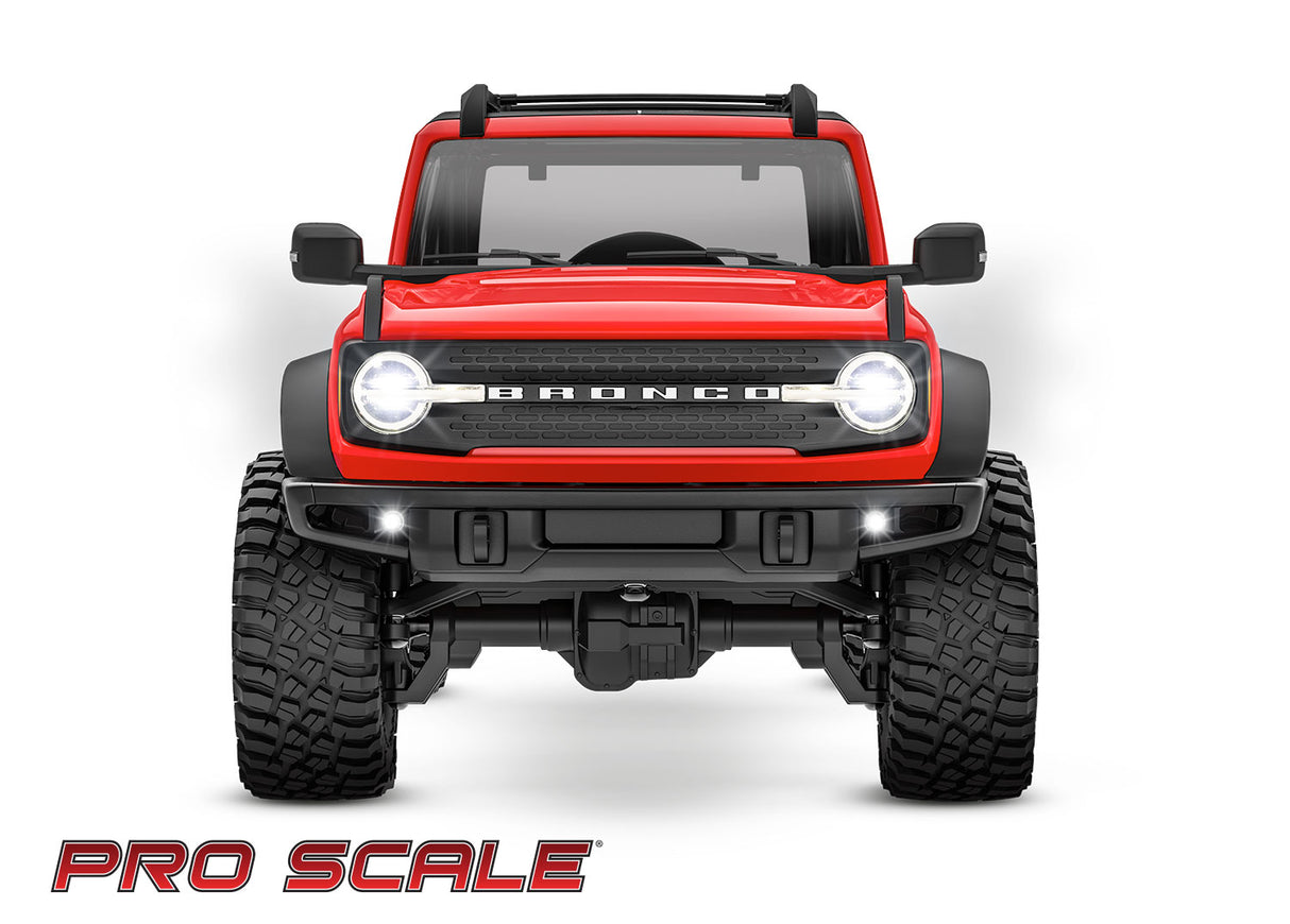 Traxxas 9783 LED light set, Front & Rear, Complete (includes light harness, 1.6x10mm BCS (self-tapping) (2), 1.6x7mm BCS (self-tapping) (2), zip ties (2)) (fits #9711 Body) - TRA9783
