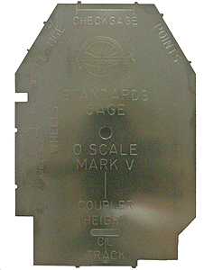 NMRA Standards Gauge -- O Scale