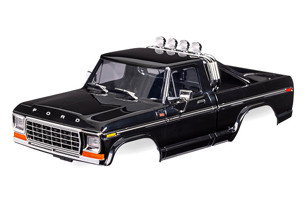 Traxxas 9812-BLK TRX-4m Body, Ford F-150 Truck (1979), Complete, black