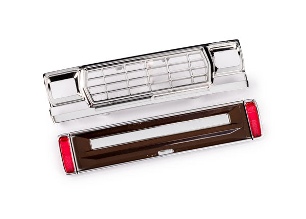 Traxxas 9819 Front grille/ tailgate panel (brown)/ LED lenses (Rear, left & right) (fits #9812 Body)