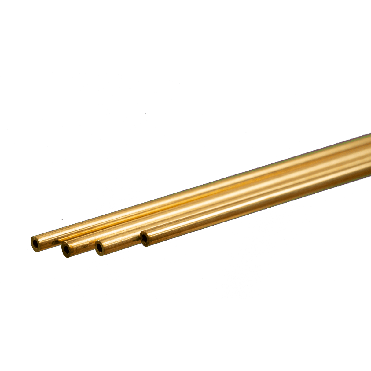 K&S Engineering Round Brass Tube, 2 mm x .45 mm (4) - KNS9820