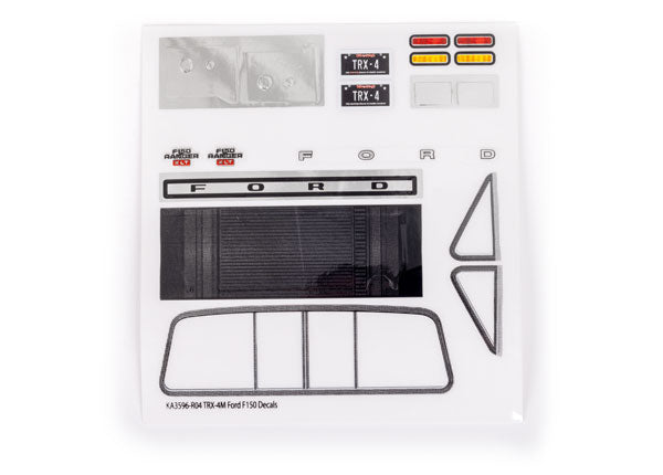 Traxxas 9828 Decal Sheet, Ford F-150 Truck (1979)