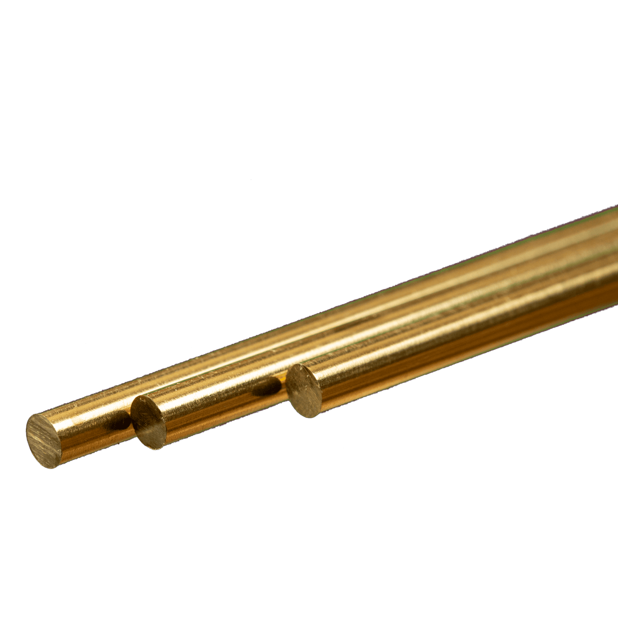 K&S Engineering Round Brass Rod, 4mm Diameter (3) - KNS9867