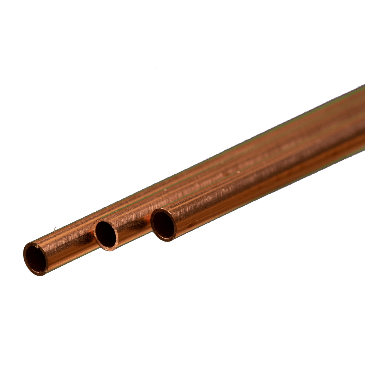 Round Copper Tube,  4 mm  x .36