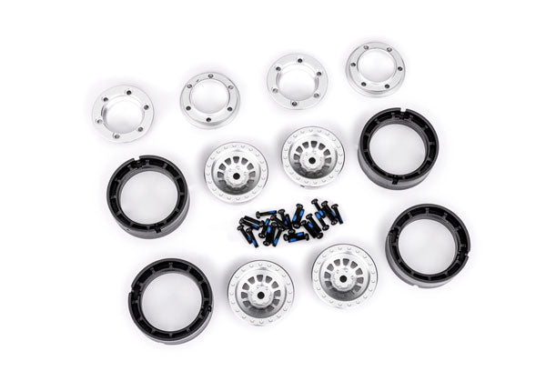 Traxxas 9881-SLVR WheelS 1.0 Aluminum SILVER (4)