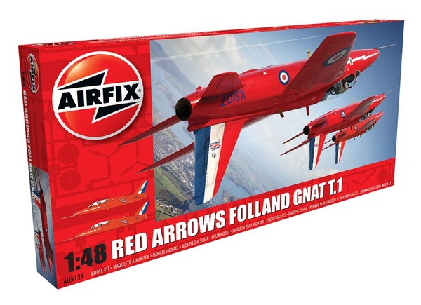 Airfix Red Arrows Gnat, 1:48 - A05124