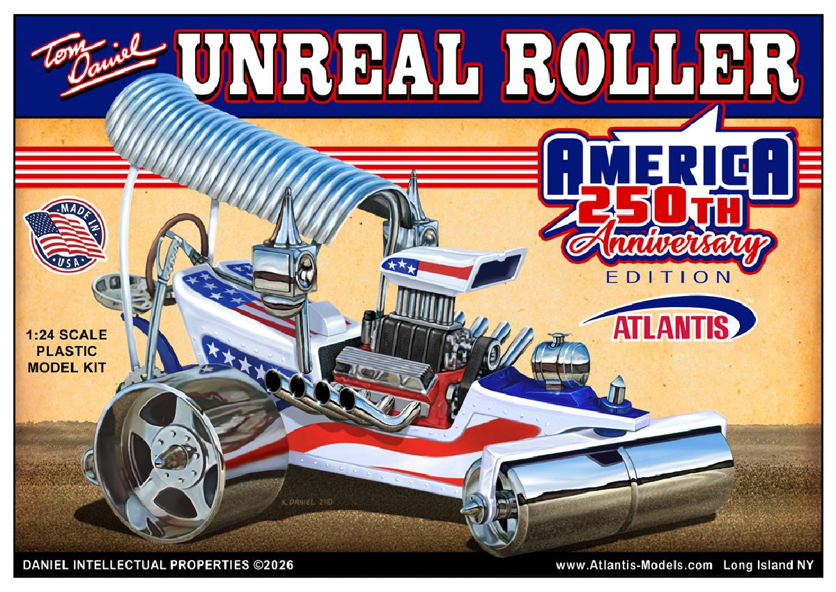 Atlantis Models Tom Daniel – Unreal Roller America 250th Anniversary Edition