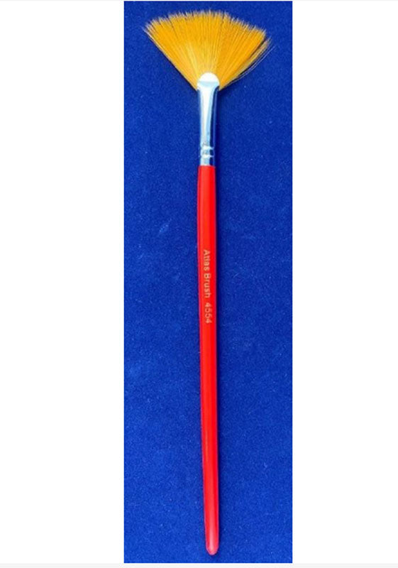Golden Taklon Fan Shaped Brush