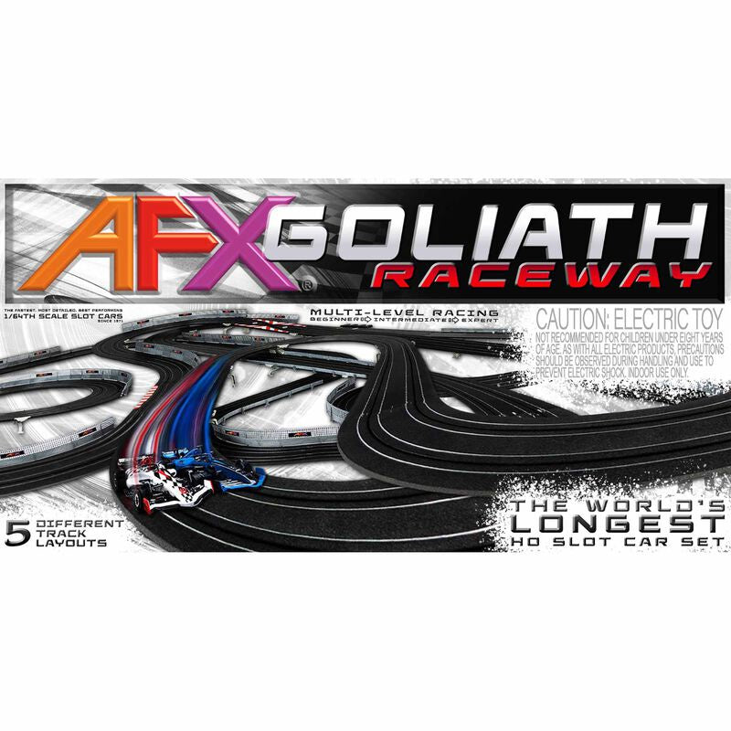 AFX Racing 22040 HO (1/64) Goliath Raceway Slot Car Set – Hiawatha