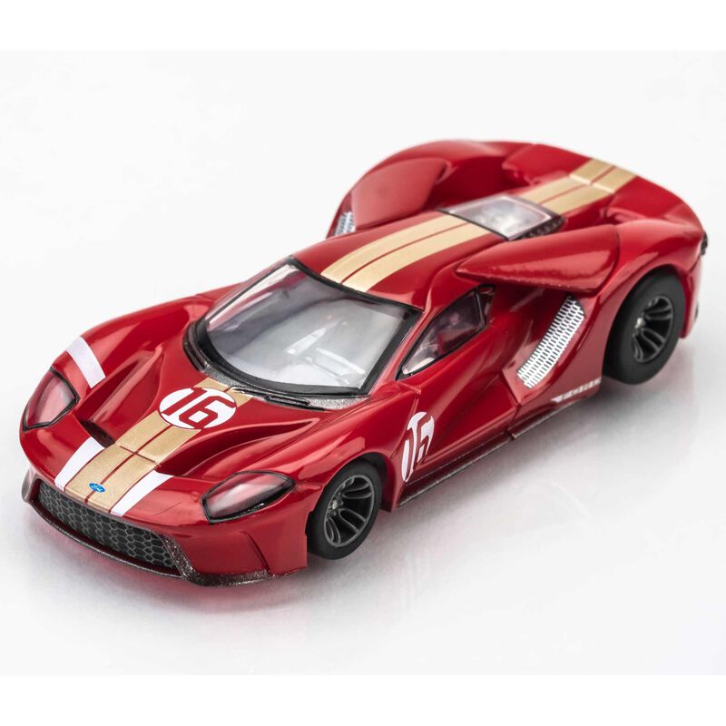 AFX Racing HO (1/64) Ford GT Heritage #16 Red - #22067