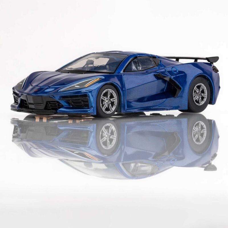 AFX Racing HO (1/64) Corvette C8 Riptide Blue Metallic #22094