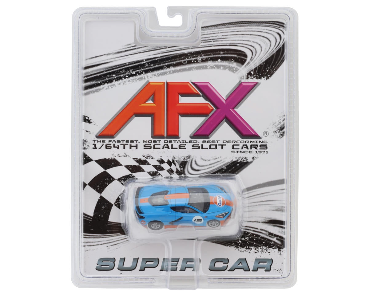 AFX AFX 2022 Corvette C8 HO Scale Slot Car (Gulf) (Mega G+)