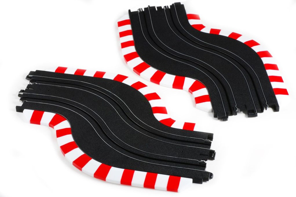 AFX Racing HO (1/64) Chicane Track Set (Left & Right) - #70617