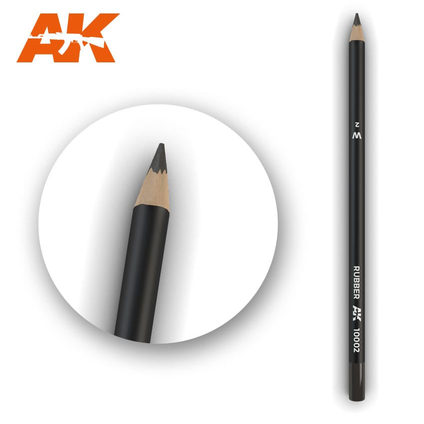 AK Interactive Weathering Pencils: Rubber - AKI10002