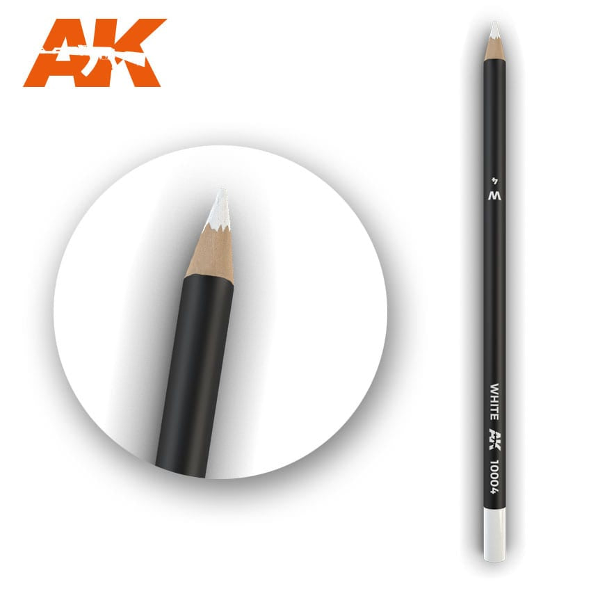 AK Interactive Weathering Pencils: White - AKI10004