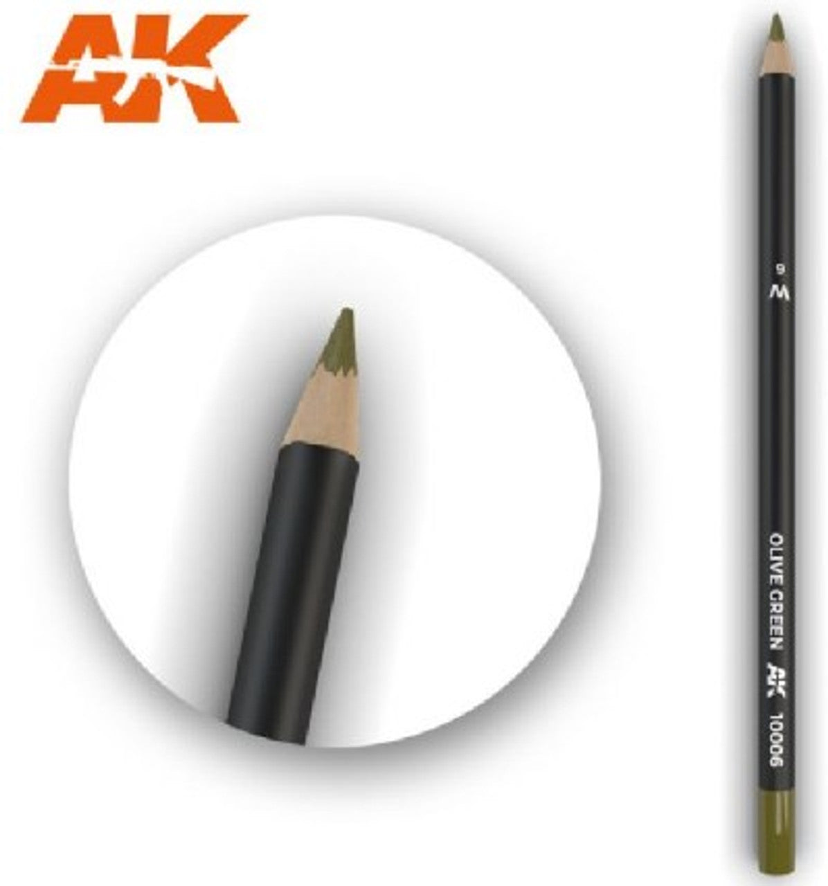 AK Interactive Weathering Pencils: Olive Green - AKI10006