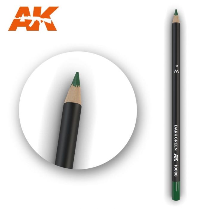 AK Interactive Weathering Pencils: Dark Green - AKI10008