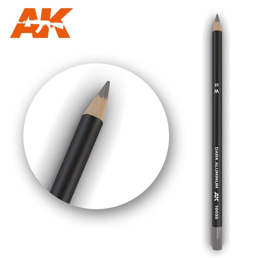 AK Interactive Weathering Pencils: Dark Aluminum - AKI10035
