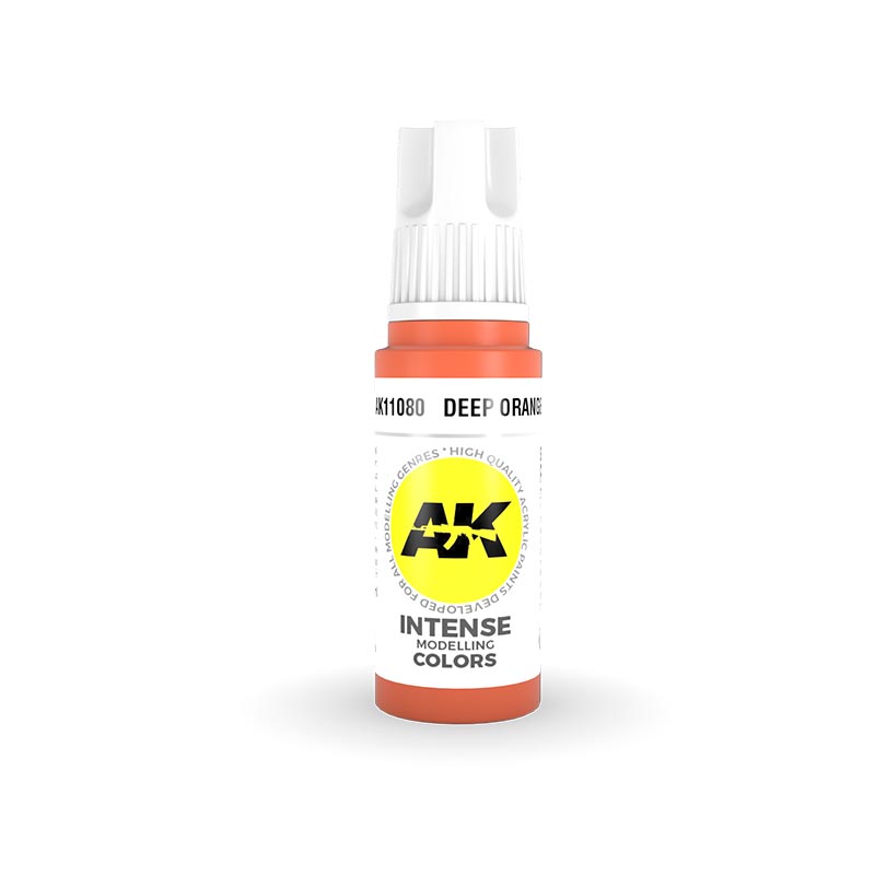 Deep Orange Acrylic Paint 17ml Bottle