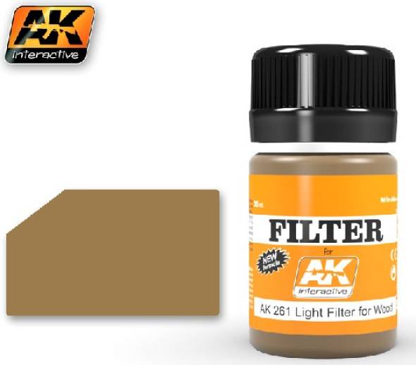 AK Interactive Light Filter for Wood Enamel Paint 35ml Bottle - AKI261