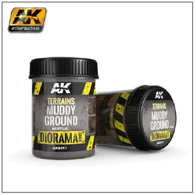 Diorama Series: Terrains Muddy Ground Texture Acrylic 250ml Bottle