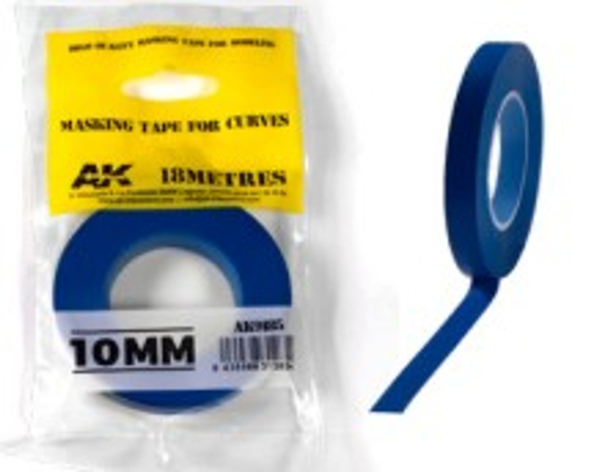 AKI BLUE MASKING TAPE FOR CURVES 10MM - AKI9185