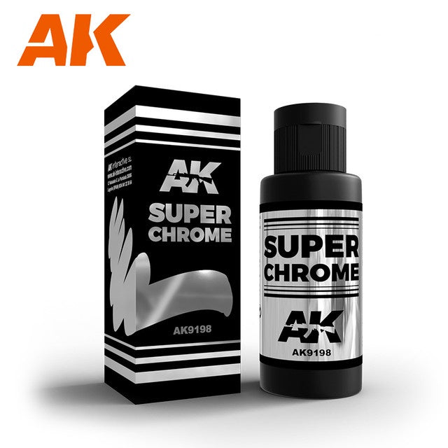 Super Chrome Paint 60ml Bottle - AK Interactive
