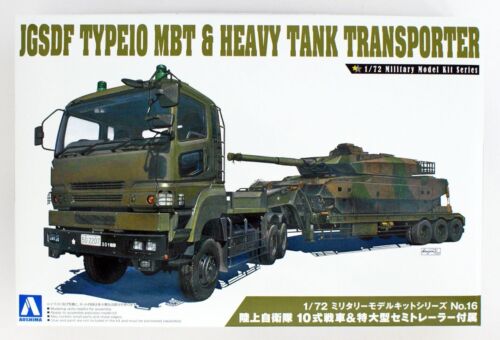 Aoshima Model Kits 1/72 JGSDF TYPE 73 HEAVY TANK TRANSPORTER - AOS9970