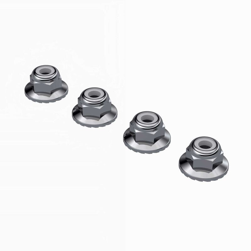 Arrma Wide Flanged Nyloc Nut M4 (4Pcs)