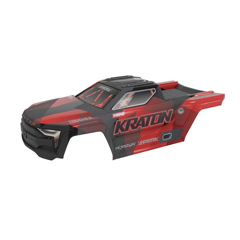 Arrma ARA-2652 Mini KRATON Body (Black/Red)