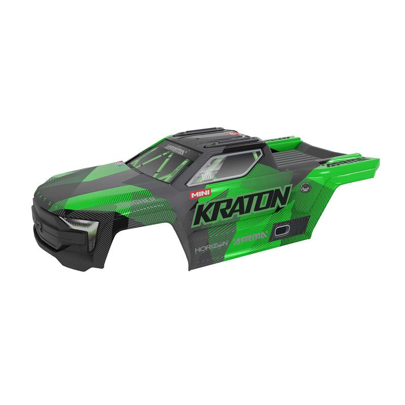 Arrma ARA-2655 Mini KRATON Body (Black/Green)