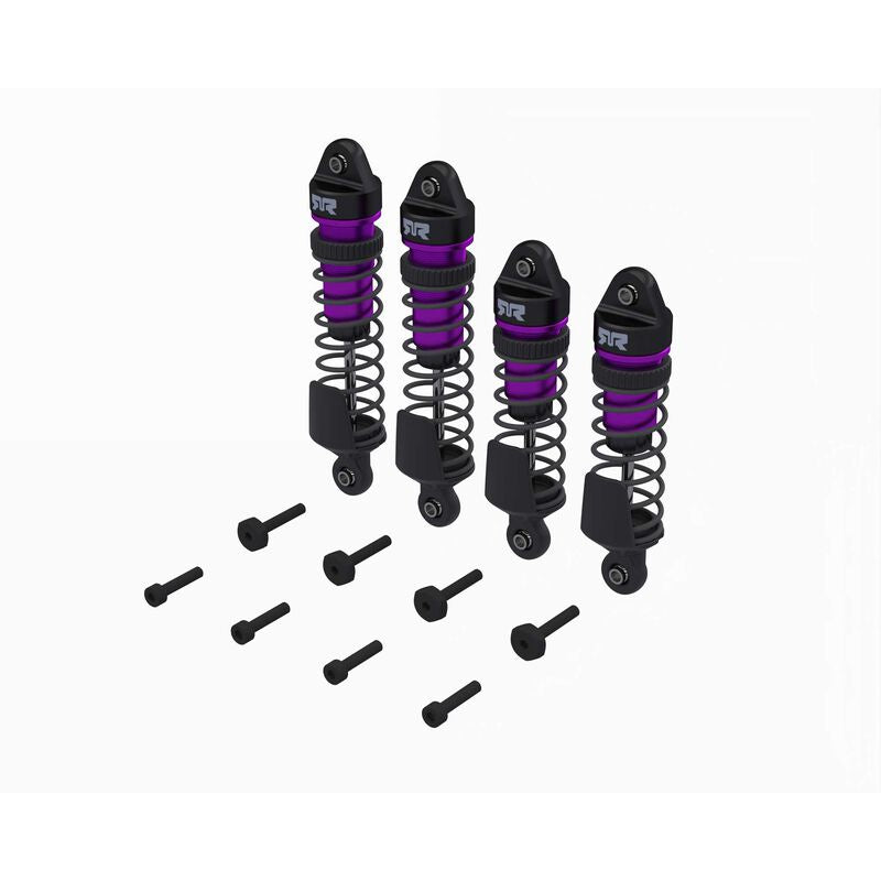 Arrma ARA-2762 Shock Set, F/R Assembled,700cSt Oil (Purple) (4Pcs) - Mini