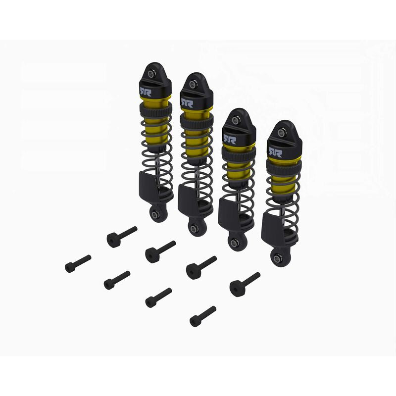 Arrma 2764 Shock Set, F/R Assembled,700cSt Oil (Gold) (4Pcs) - Mini Kraton