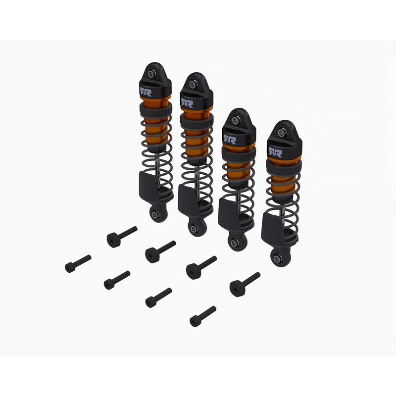 Arrma 2765 Shock Set, F/R Assembled,700cSt Oil (Orange) (4Pcs) - Mini Kraton