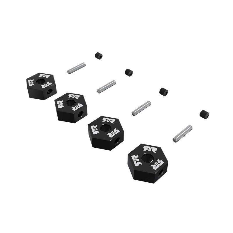 Arrma ARA-3276 12mm Wheel Hex set (Metal) 4pcs- Black