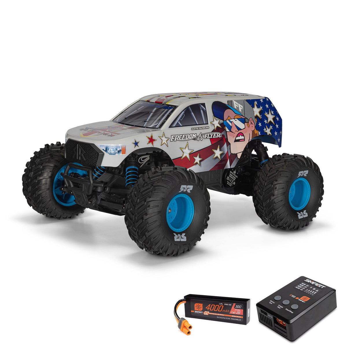 Arrma 1/10 FREEDOM FLYER 223S 2WD RTR Brushless Monster Truck (Battery & Charger Included)