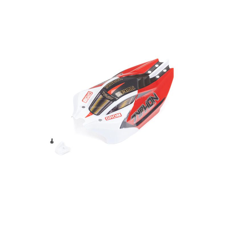 Arrma ARA412006 TYPHON GROM Body (Red)