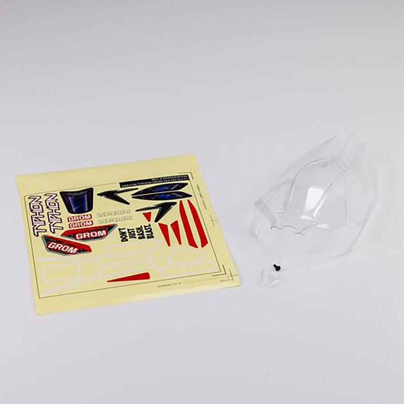 Arrma ARA412007 TYPHON GROM Body (Clear)