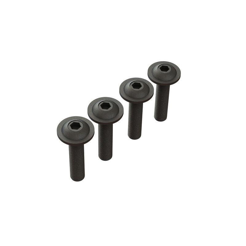 Arrma Button Head Screw Flanged M4x18mm (4) - ARA727412