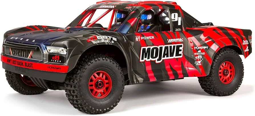 Arrma MOJAVE 6S 4WD BLX 1/7 Desert Truck RTR Red/Black - ARA7604V2T2