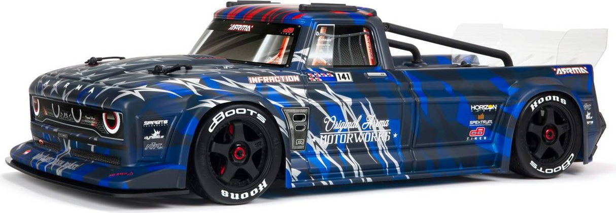 Arrma INFRACTION 6S BLX 1/7 All-Road Truck Blue - ARA7615V2T1