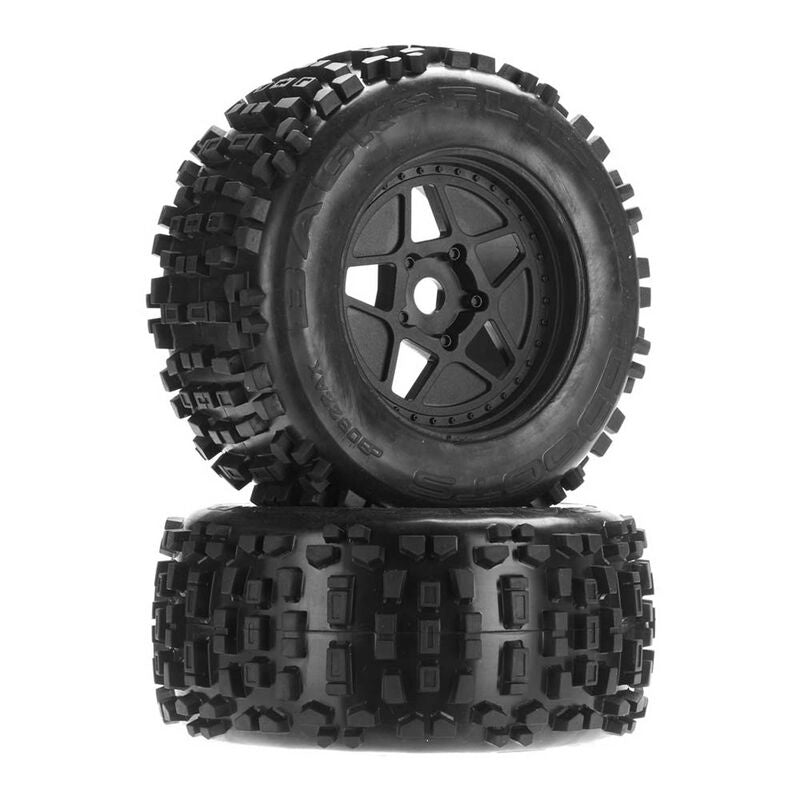 Arrma AR510092 dBoots Backflip MT 6S Tire Wheel Set - ARAC8795