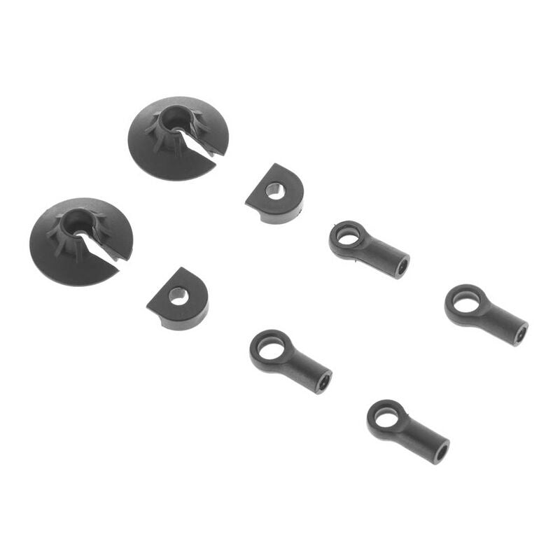 Arrma AR330338 Shock Rod End Set Nero (2) - ARAC8971