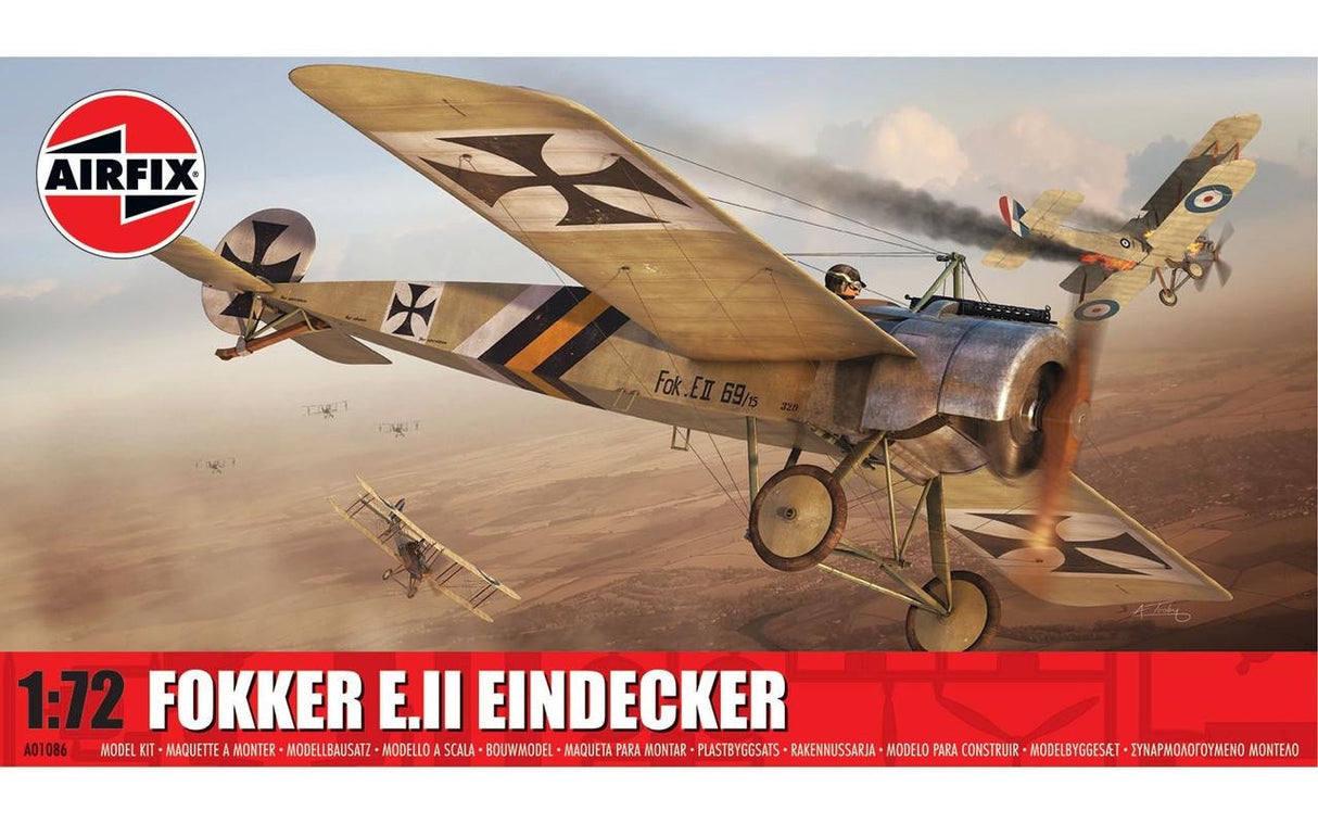 Airfix 1/72 Airfix Fokker E.II Eindecker Plastic Model kit #A01086