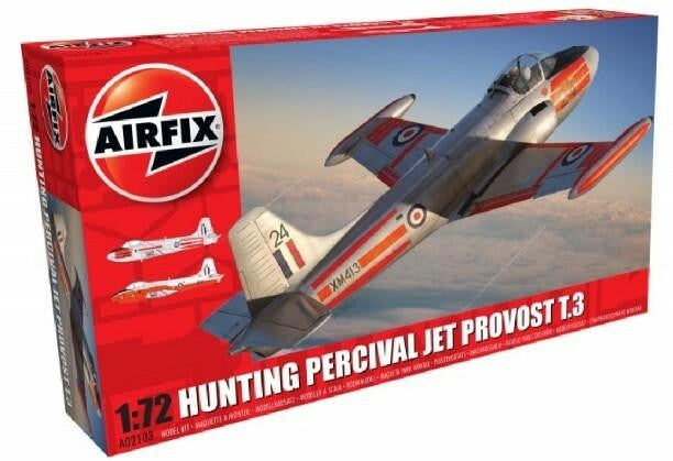 Airfix 1/72 Hunting T3/T3a Percival Jet Provost Aircraft #A02103A